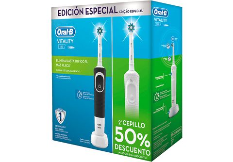 Oral-B Vitality Pro Pack Especial Cepillo negro + Pasta Dental
