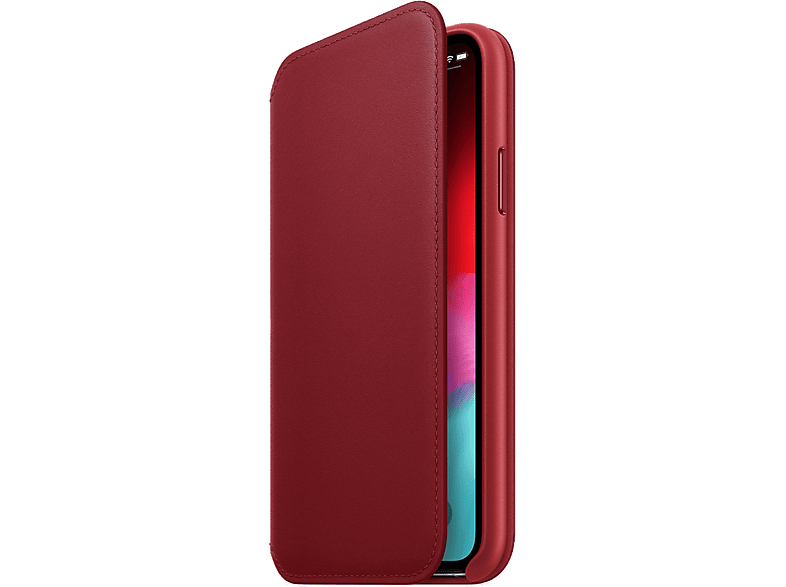 APPLE Flip cover Leather Folio iPhone XS (Product)Red (MRWX2ZM/A)