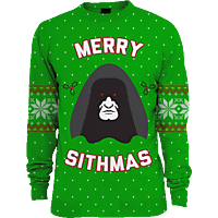 NUMSKULL Merry Sithmas Xmas Pullover XS Pullover, Grün