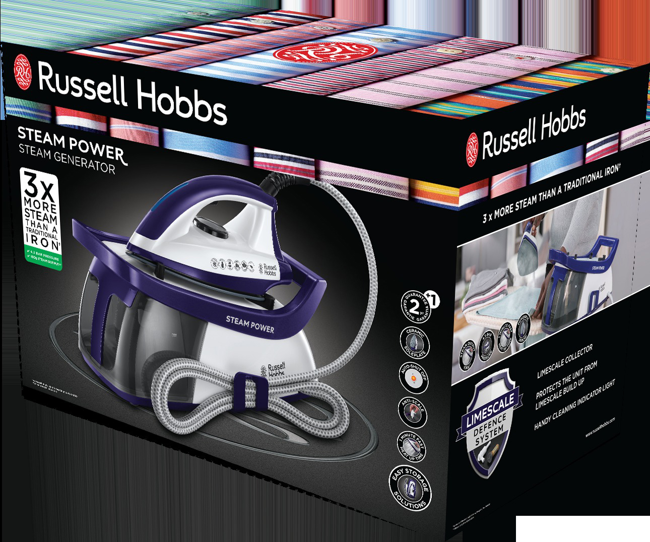 RUSSELL HOBBS 24440-56 Steam Power Dampfbügelstation 2600 Watt, 4,5 bar