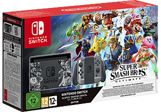 Switch Super Smash Bros Ultimate Edition - Tragbare Konsole - Grau