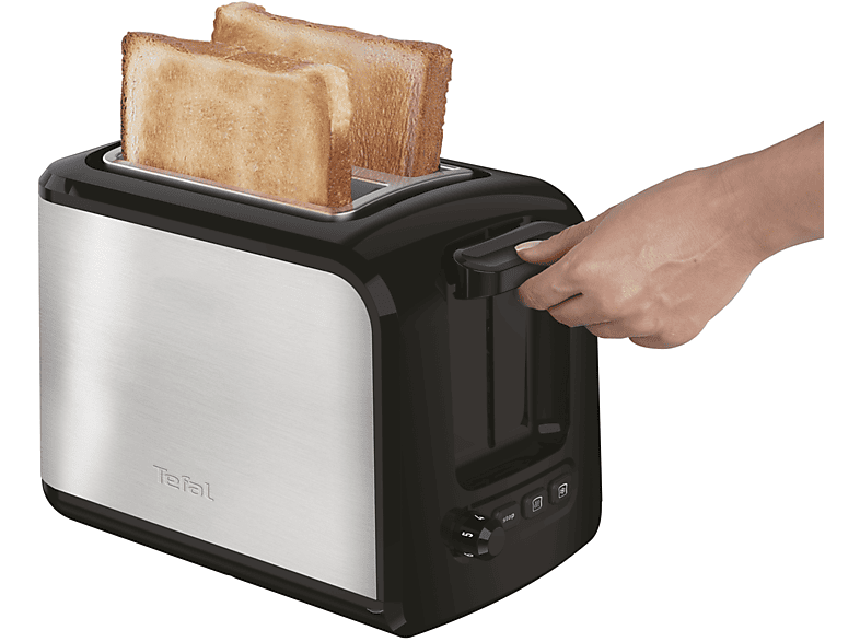 2 sleuven voor gelijktijdig roosteren van meerdere sneetjes brood, ideaal voor gezinnen