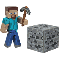 AMS Minecraft Sammelfigur Steve Sammelfigur, Mehrfarbig