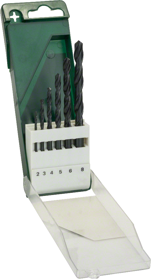 BOSCH HSS-R Fémfúrószár készlet, 6 részes, DIN 338 (2609255029)