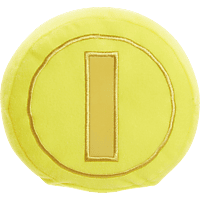 AMS Nintendo Gold Coin 13cm Plüschfigur, Gelb