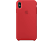 APPLE Cover Silicone iPhone XS Max Rouge (MRWH2ZM/A)