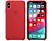 APPLE Cover Silicone iPhone XS Max Rouge (MRWH2ZM/A)