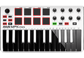 AKAI MPKMINI MK2 - Tastiera e controller per pad (Nero/Bianco)