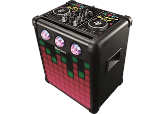 NUMARK Party Mix Pro - Contrôleur DJ avec jeu de lumières et haut-parleurs intégrés (Noir)