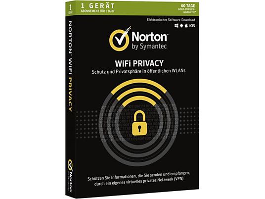 Norton WIFI Privacy 1.0 Vollversion, 1 Lizenz Windows, Android, Mac - [PC/MAC]