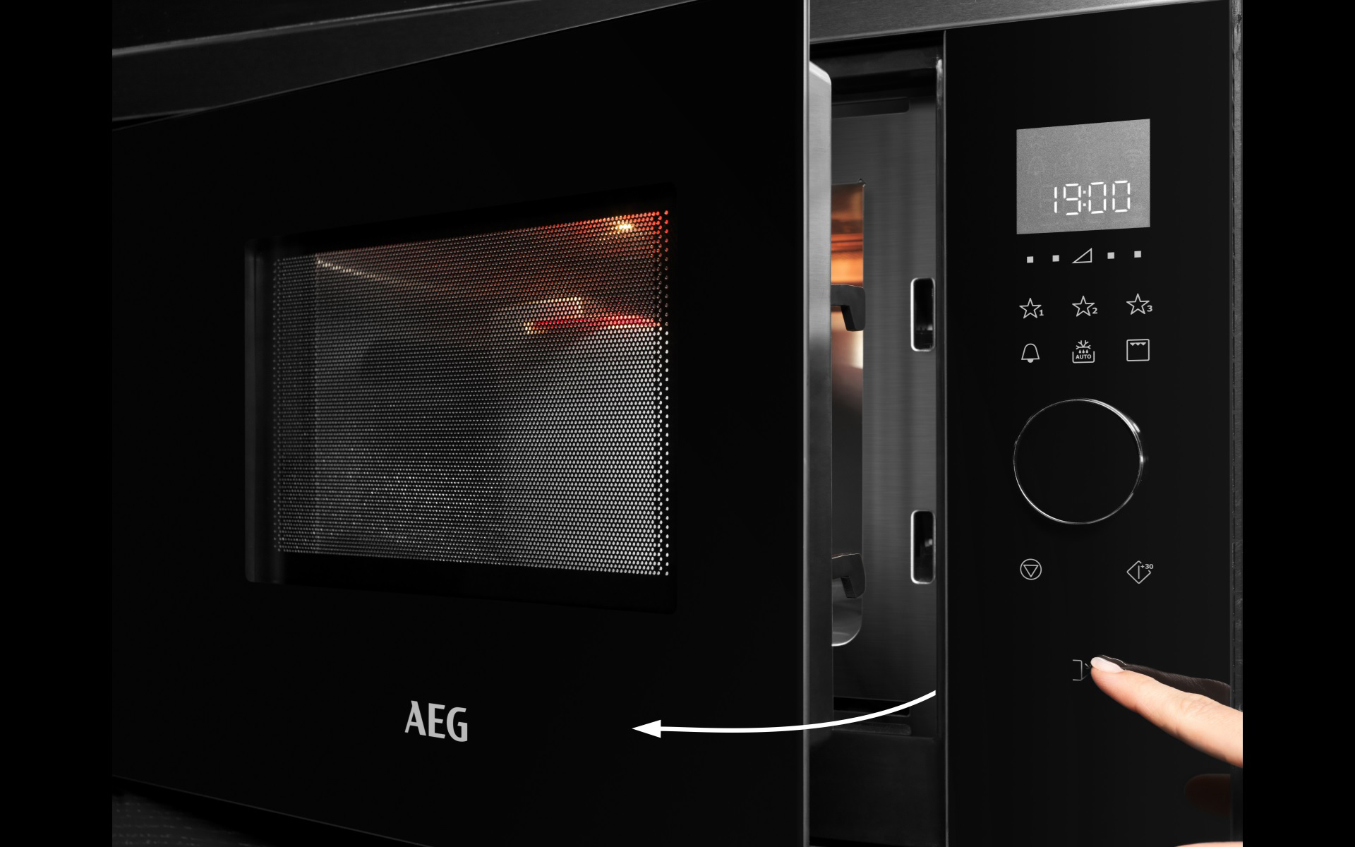 AEG MBB1755DEM, Mikrowelle (800 Watt, Grillfunktion)