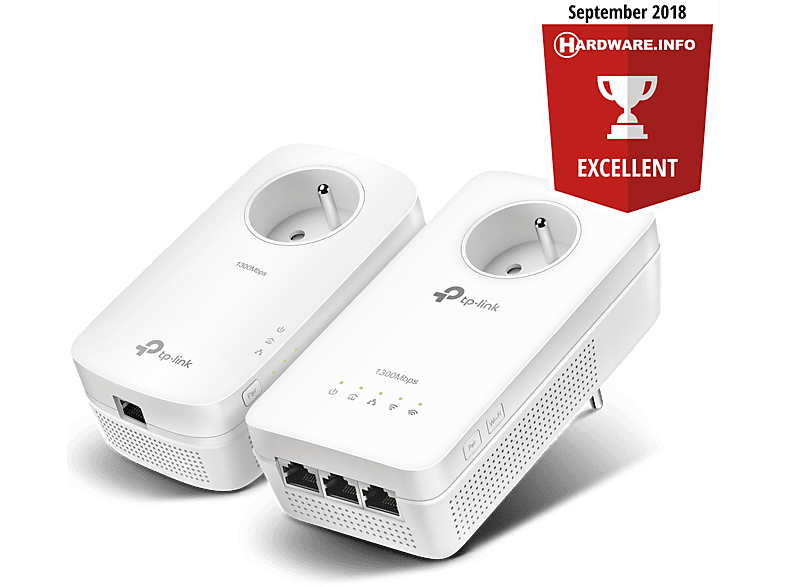 Tp-link Kit Powerline Av1300 + Wifi Ac1350 Gigabit (tl-wpa8635p Kit(be))