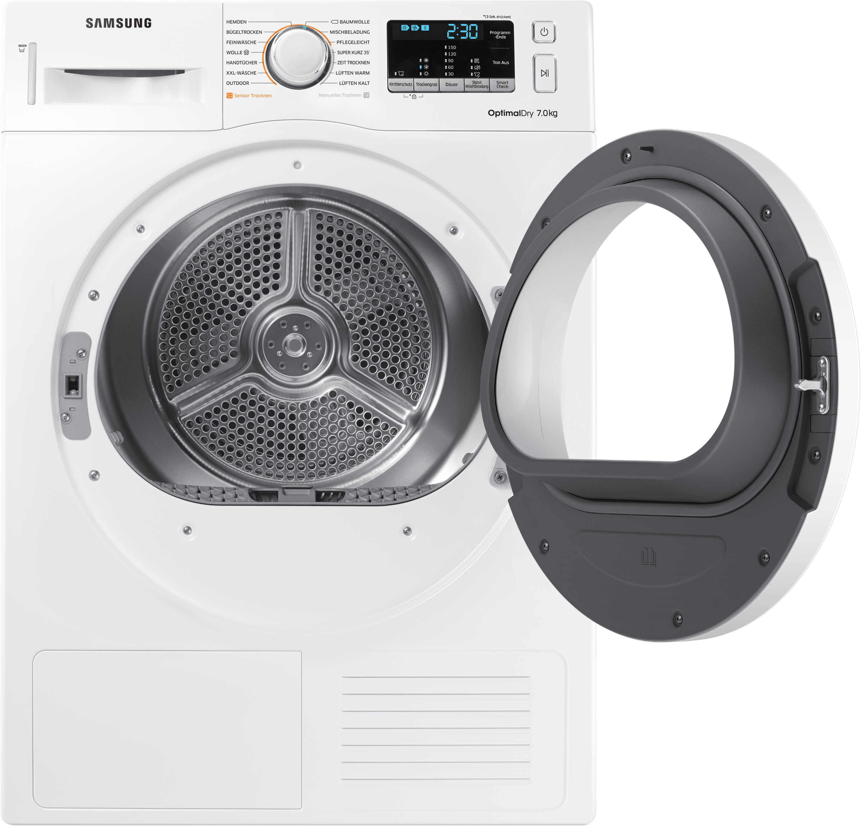 SAMSUNG DV7FM5020KW/EG Wärmepumpentrockner (7 kg, A++, Weiß)