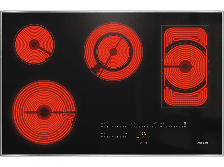 MIELE KM 6564 FR Elektrokochfeld 4 (806 mm breit, Kochfelder)