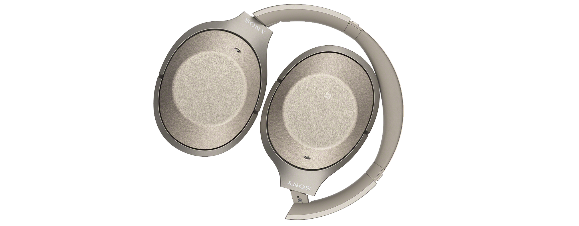 SONY WH-1000XM2, Over-ear Kopfhörer Bluetooth Gold