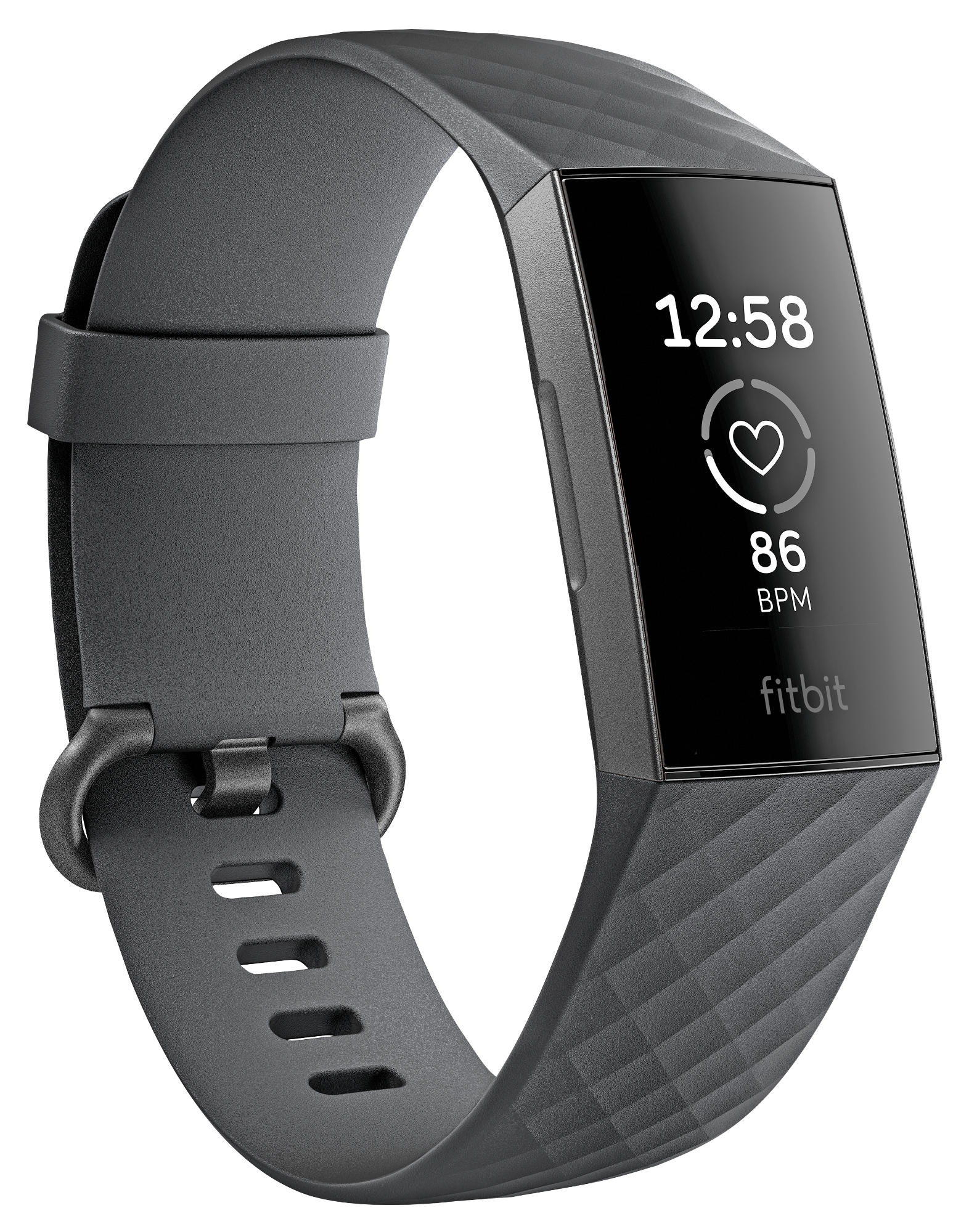 Pulsera de actividad - Fitbit Charge 3 Ritmo cardíaco Pantalla OLED táctil Bluetooth Talla única