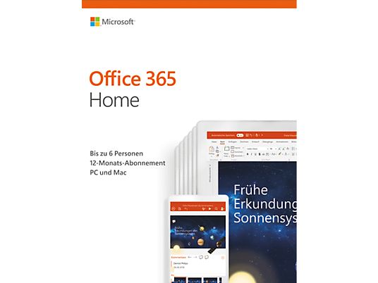 Office 365 Home 2019 (6 Benutzer/1 Jahr) - PC/MAC - Allemand