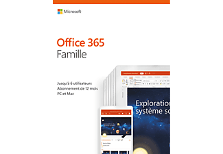 Office 365 Famille 2019 (6 utilisateurs/1 an) - PC/MAC - Francese