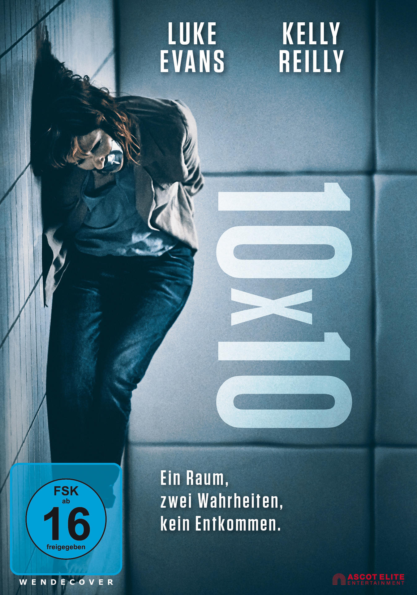 DVD-Cover: Eine Frau lehnt an einer Wand, Text: 10x10.