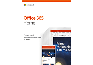 Office 365 Home 2019 (6 utenti/1 anno) - PC/MAC - Italien
