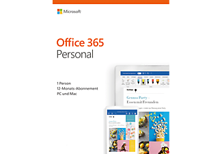 Office 365 Personal 2019 (1 Benutzer/1 Jahr) - PC/MAC - Allemand