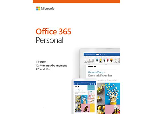 Office 365 Personal 2019 (1 Benutzer/1 Jahr) - PC/MAC - Allemand