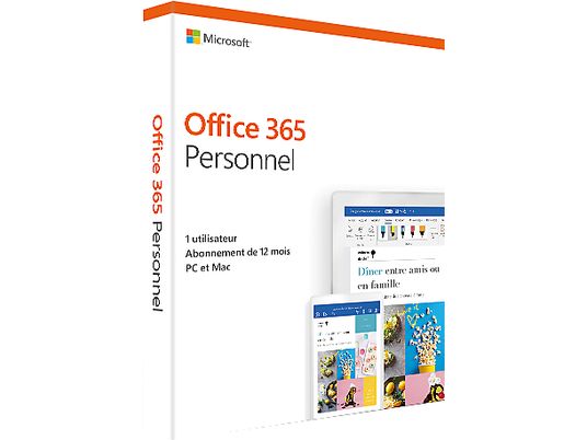 Office 365 Personell 2019 (1 utilisateur/1 an) - PC/MAC - Français