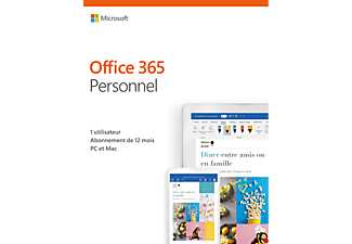 Office 365 Personell 2019 (1 utilisateur/1 an) - PC/MAC - Francese