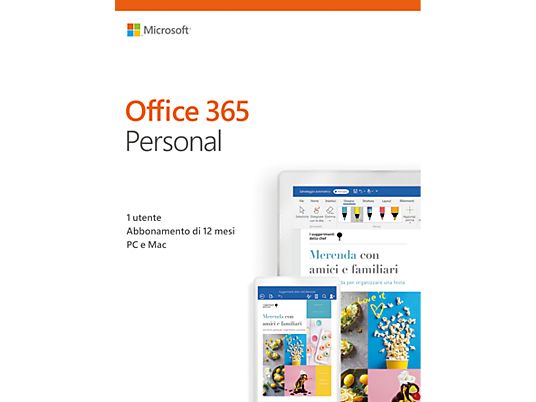 Office 365 Personal 2019 (1 utente/1 anno) - PC/MAC - Italien