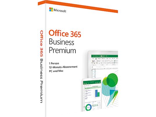 Office 365 Business Premium 2019 (1 Benutzer/15 Geräte/1 Jahr) - PC/MAC - Allemand
