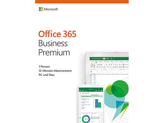 Office 365 Business Premium 2019 (1 Benutzer/15 Geräte/1 Jahr) - PC/MAC - Allemand