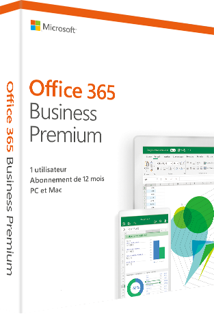 Office 365 Business Premium 2019 (1 utilisateur/15 appareils/1 an) - PC/MAC - Français