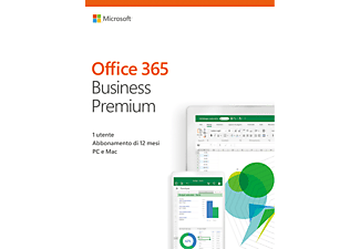 Office 365 Business Premium 2019 (1 utente/15 dispositivi/1 anno) - PC/MAC - Italiano