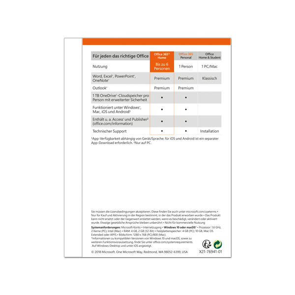 Microsoft Office 365 Home - [PC]