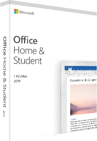 Office Home & Student 2019 (1 utente/1 dispositivo/Licenza perpetua) - PC/MAC - Italien