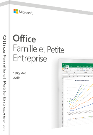 Office Famille et Petite Entreprise 2019 (1 utilisateur/1 appareil/Licence perpétuelle) - PC/MAC - Français