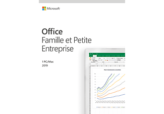 Office Famille et Petite Entreprise 2019 (1 utilisateur/1 appareil/Licence perpétuelle) - PC/MAC - Französisch