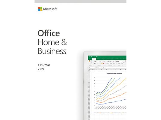 Office Home & Business 2019 (1 utente/1 dispositivo/Licenza perpetua) - PC/MAC - Italien