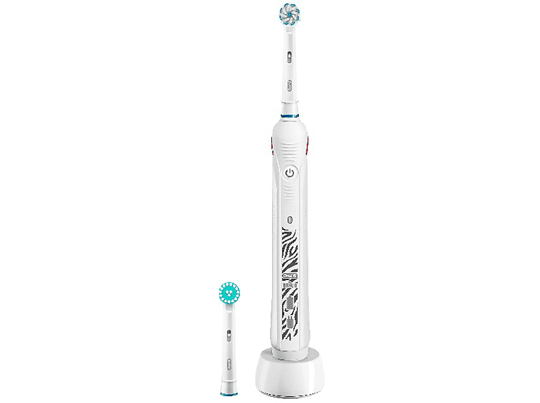 Cepillo eléctrico - Oral-B SmartSeries Teen, 3 modos, Cuidado encías, Cabezal recambio, Blanco