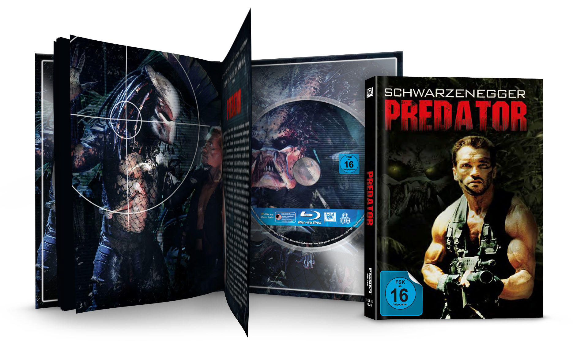 Predator UHD (Media Book) Exklusiv Cover A 4K Ultra HD Blu-ray + Blu-ray