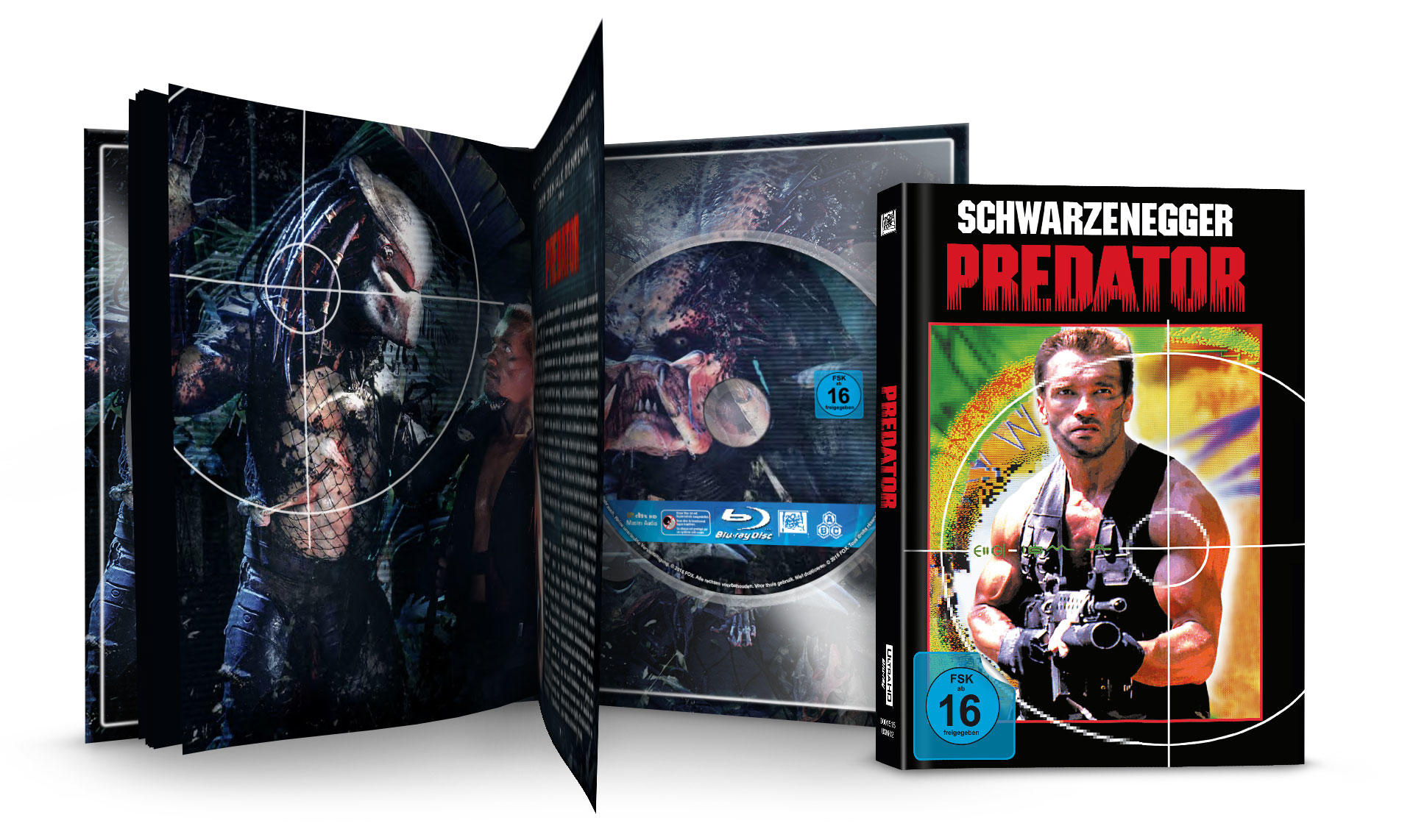 Predator UHD (Media Book) Exklusiv  Cover B 4K Ultra HD Blu-ray + Blu-ray