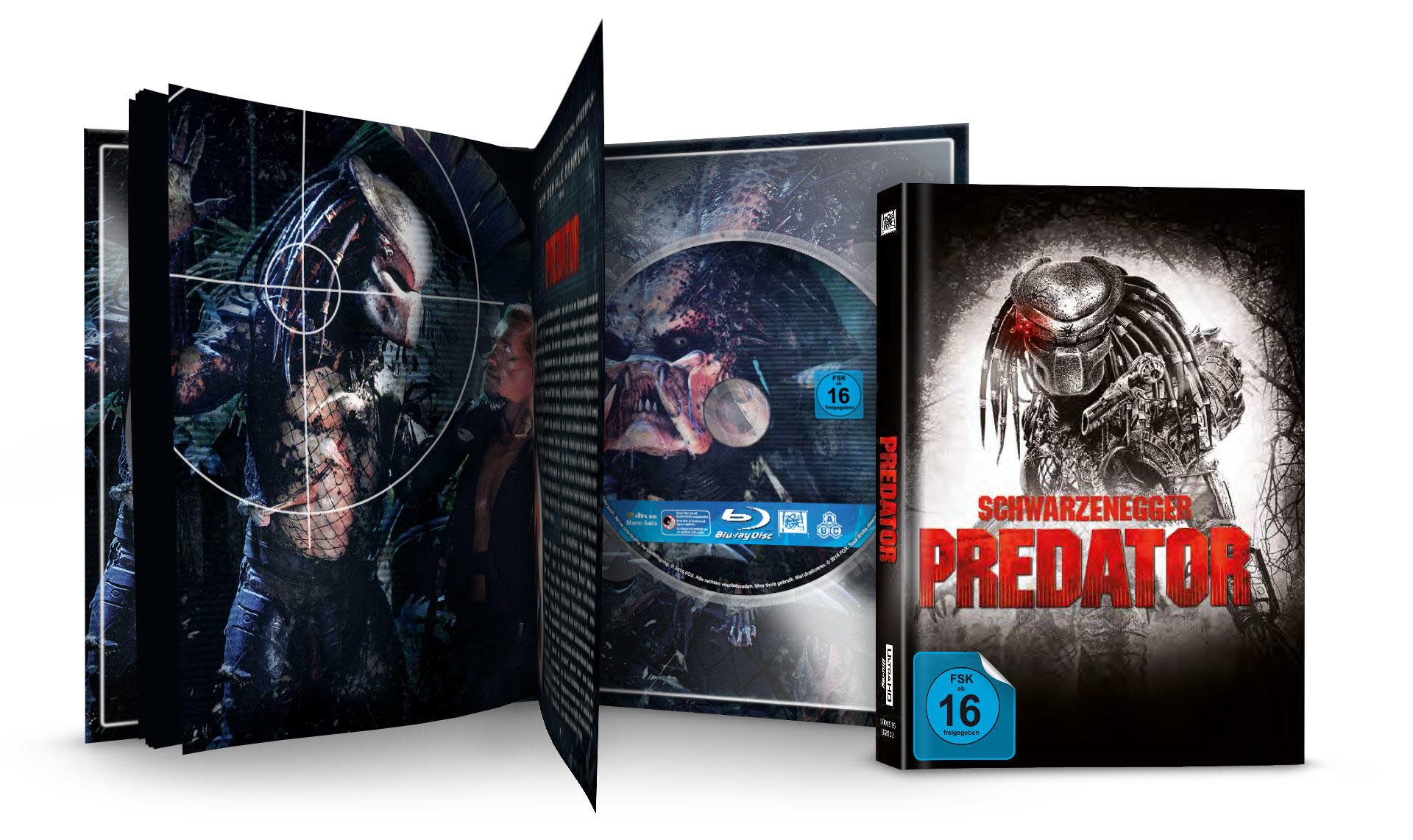 Predator UHD (Media Book) Exklusiv  Cover C 4K Ultra HD Blu-ray + Blu-ray