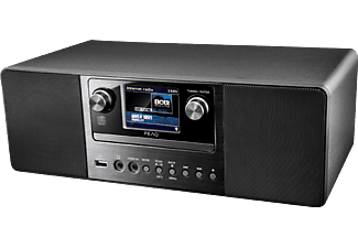 PEAQ PDR360BT-B - Digitalradio (DAB+, FM, Internet radio, Schwarz)