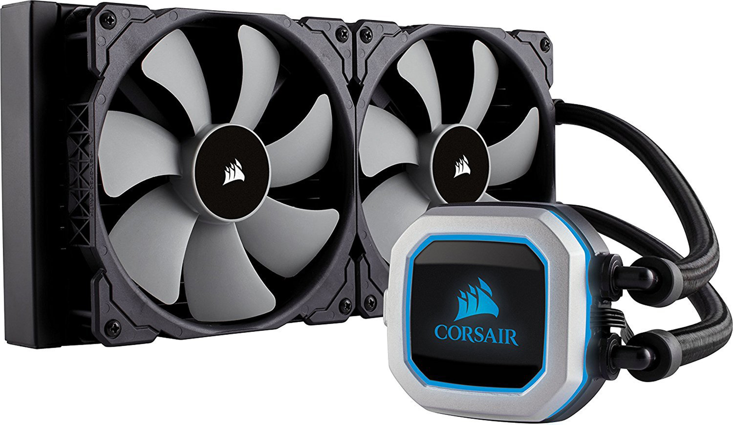 CORSAIR Hydro Series H115i PRO RGB CPU Wasserkühlung, Schwarz