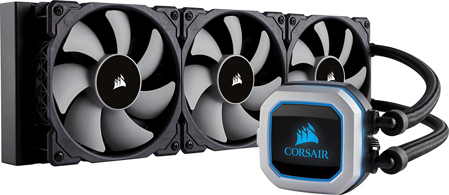CORSAIR Hydro Wasserkühlung, H150i PRO Schwarz CPU Series RGB