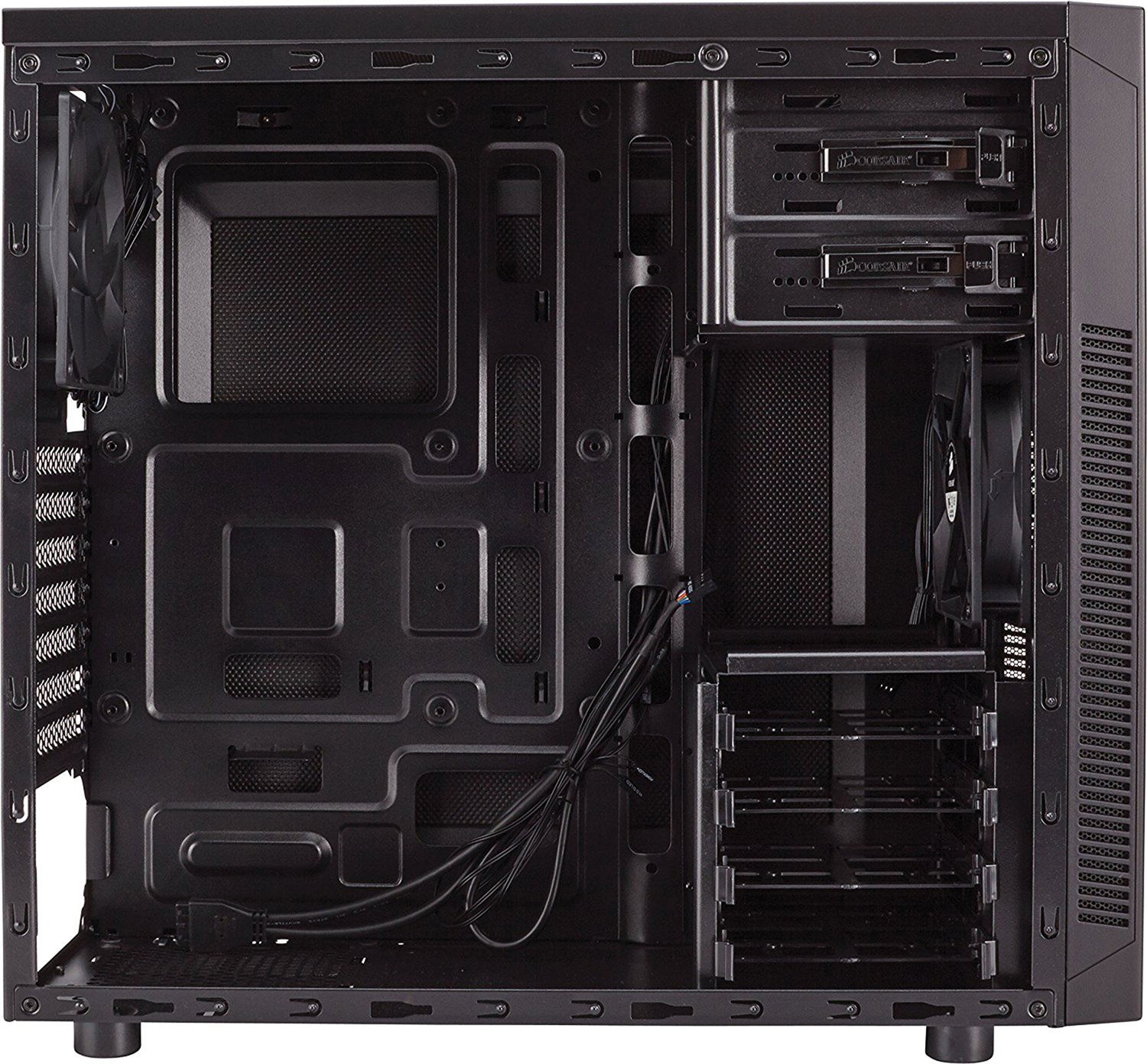 CORSAIR Carbide Series 100R Silent Edition PC-Gehäuse, Schwarz