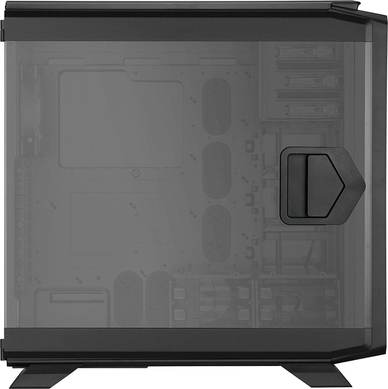 CORSAIR Corsair GRAPHITE 760T BLACK PC-Gehäuse, Schwarz