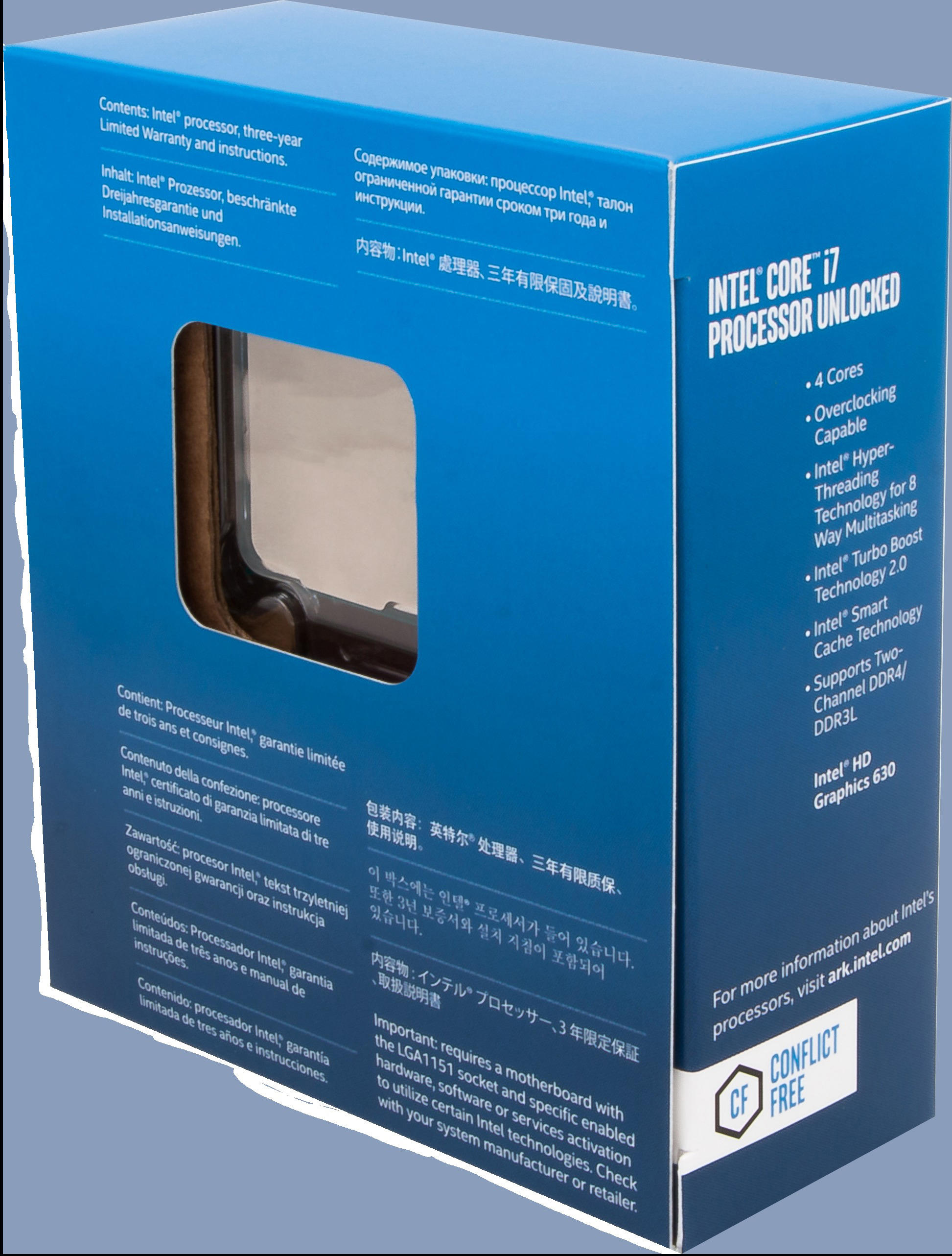 INTEL Core™ i7-7700K Prozessor