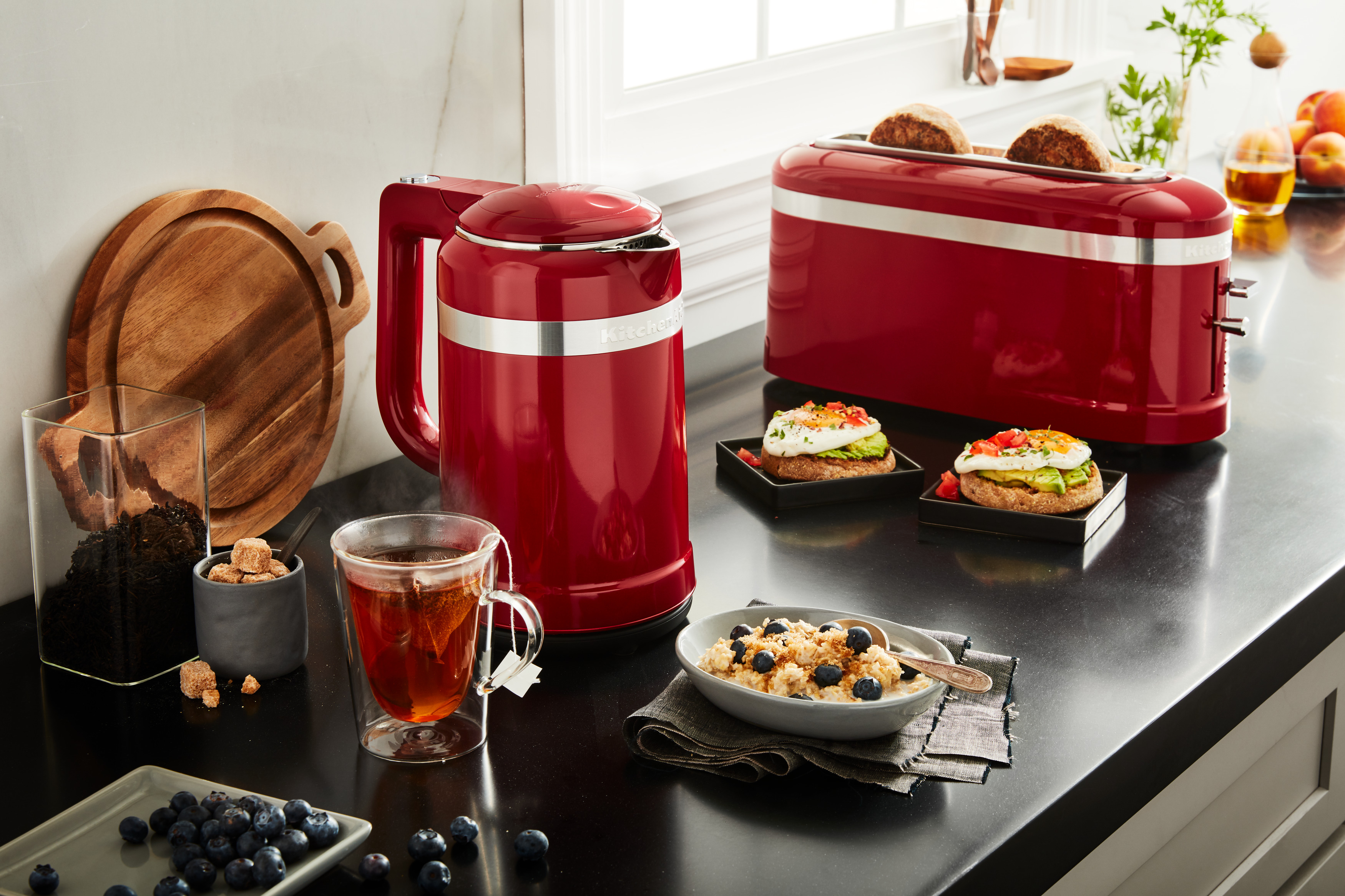 KITCHENAID 5KEK1565EER Classic Collection Wasserkocher, Empire Rot
