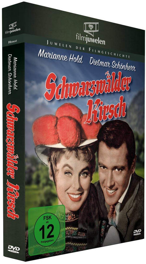 DVD-Box mit einem Filmplakat eines Paares und dem Titel 'Schwarzwälder Kirsch'.